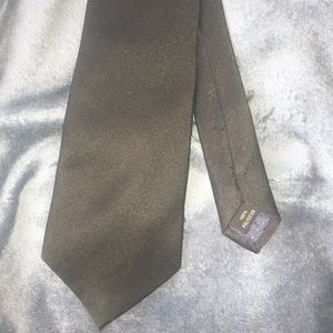 Black polyester tie